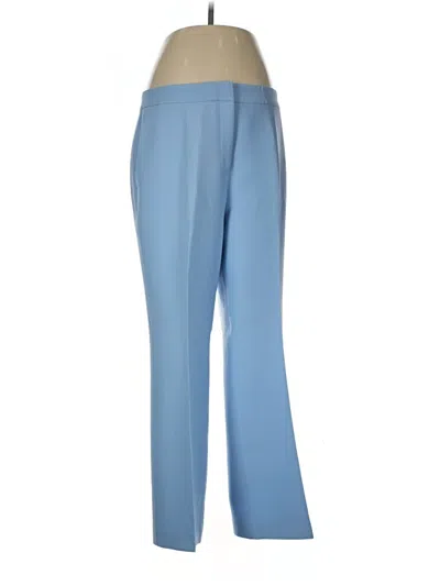Pre-owned Lafayette 148 Wool Pants In Blue