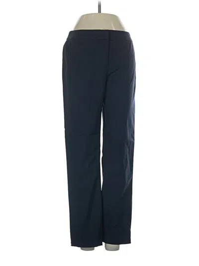 Pre-owned Lafayette 148 Wool Pants In Blue