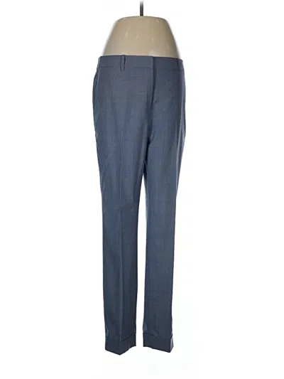 Pre-owned Lafayette 148 Wool Pants In Blue