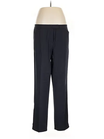 Pre-owned Lafayette 148 Wool Pants In Blue