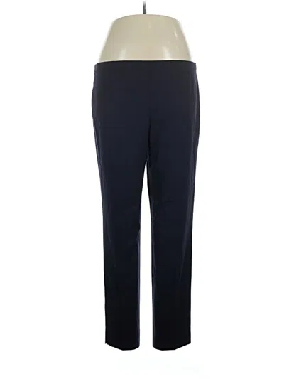 Pre-owned Lafayette 148 Wool Pants In Blue