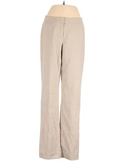 Pre-owned Lafayette 148 Wool Pants In Brown