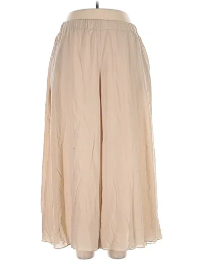 Pre-owned Lafayette 148 Wool Pants In Brown