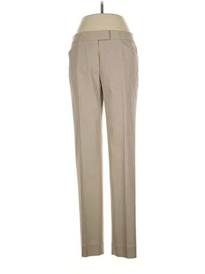 Pre-owned Lafayette 148 Wool Pants In Brown