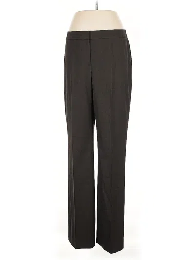 Pre-owned Lafayette 148 Wool Pants In Gray
