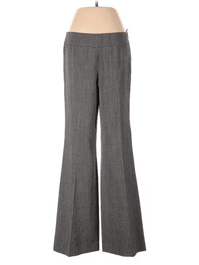 Pre-owned Lafayette 148 Wool Pants In Gray