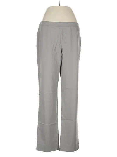 Pre-owned Lafayette 148 Wool Pants In Gray