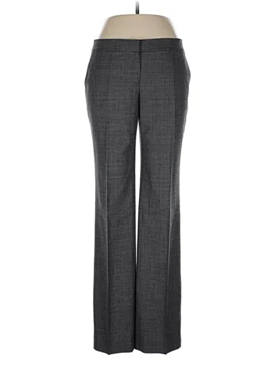 Pre-owned Lafayette 148 Wool Pants In Gray
