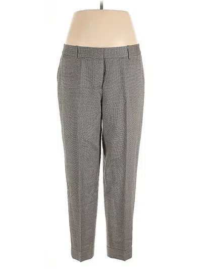 Pre-owned Lafayette 148 Wool Pants In Gray