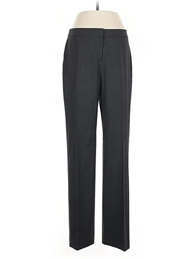 Pre-owned Lafayette 148 Wool Pants In Gray