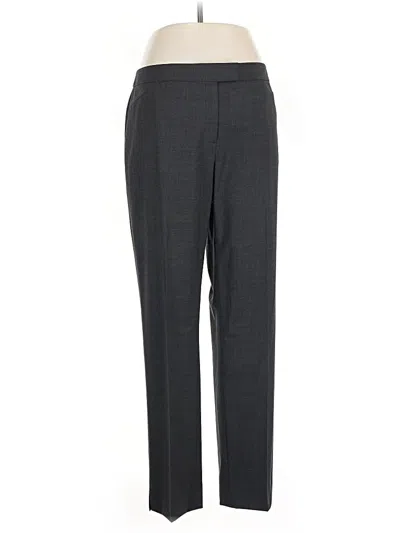 Pre-owned Lafayette 148 Wool Pants In Gray