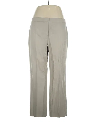 Pre-owned Lafayette 148 Wool Pants In Gray