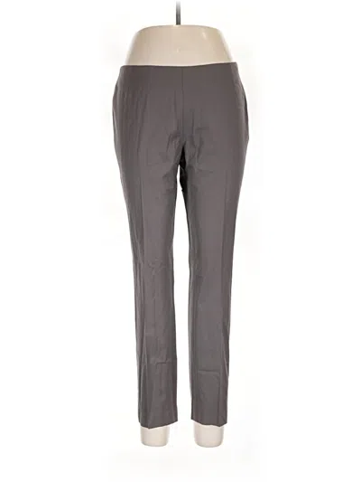 Pre-owned Lafayette 148 Wool Pants In Gray