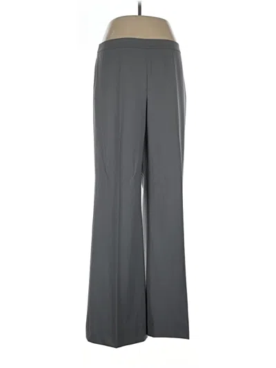 Pre-owned Lafayette 148 Wool Pants In Gray