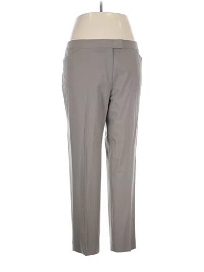 Pre-owned Lafayette 148 Wool Pants In Gray