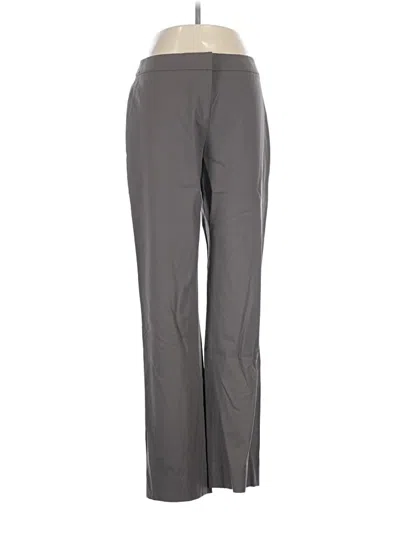Pre-owned Lafayette 148 Wool Pants In Gray