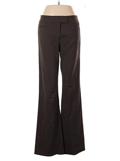 Pre-owned Lafayette 148 Wool Pants In Gray