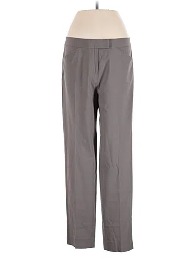 Pre-owned Lafayette 148 Wool Pants In Gray