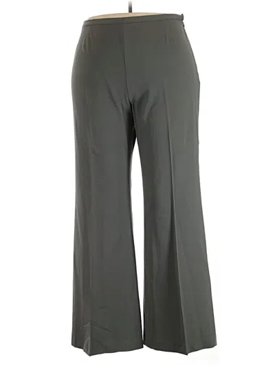 Pre-owned Lafayette 148 Wool Pants In Gray