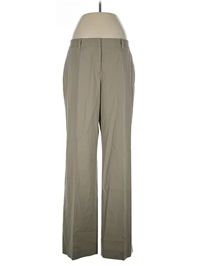 Pre-owned Lafayette 148 Wool Pants In Gray