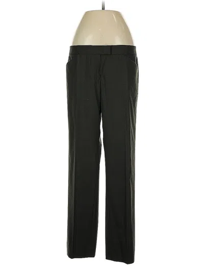 Pre-owned Lafayette 148 Wool Pants In Gray