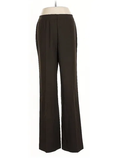 Pre-owned Lafayette 148 Wool Pants In Green