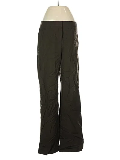 Pre-owned Lafayette 148 Wool Pants In Green