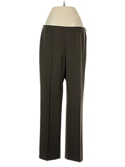 Pre-owned Lafayette 148 Wool Pants In Green