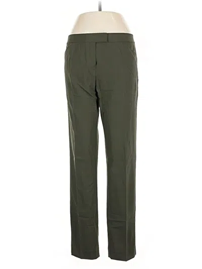 Pre-owned Lafayette 148 Wool Pants In Green