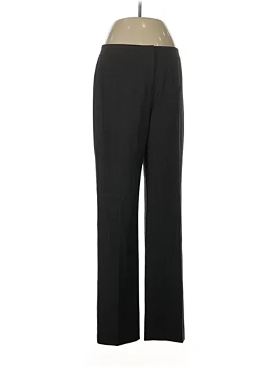 Pre-owned Lafayette 148 Wool Pants In Silver