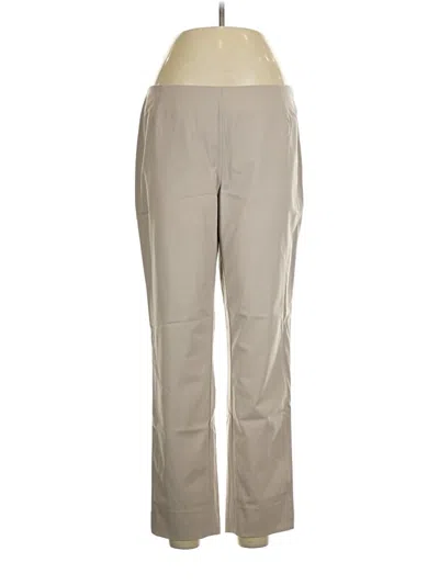 Pre-owned Lafayette 148 Wool Pants In Tan