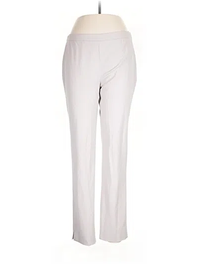 Pre-owned Lafayette 148 Wool Pants In White