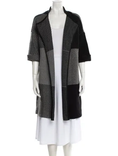 Pre-owned Lafayette 148 Wool Striped Sweater In Multi