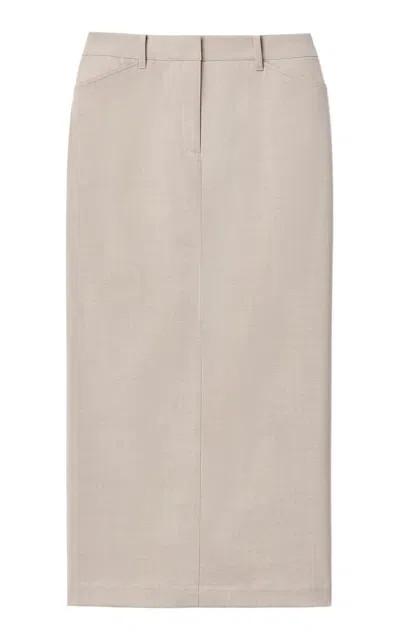 Lafayette 148 Wool Trouser Skirt In Purple