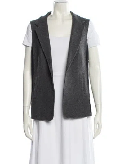 Pre-owned Lafayette 148 Wool Vest In Multi