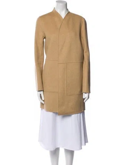 Pre-owned Lafayette 148 Wool Vest In Neutral