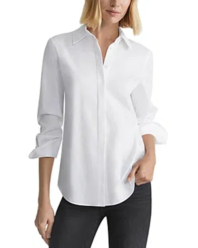 LAFAYETTE 148 WRIGHT NOVELTY CUFF SHIRT
