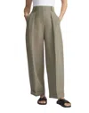 Lafayette 148 Wyatt Barrel Leg Pants In Concrete In Grey