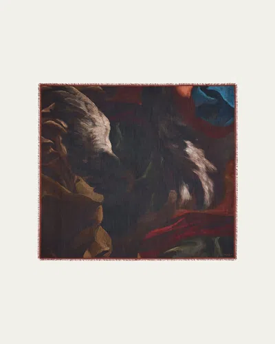 LAFAYETTE 148 X SAVE VENICE SQUARE CASHMERE-SILK SCARF