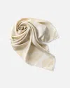 Lafayette 148 Yoona Hur Printed Silk Twill Scarf In Cloud Multi