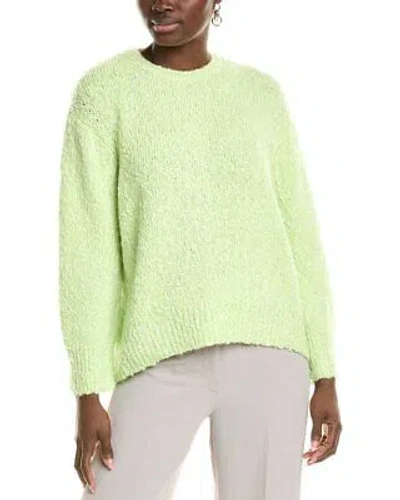 Pre-owned Lafayette 148 York Donegal Mohair & Wool-blend Pullover Women's In Mint Multi