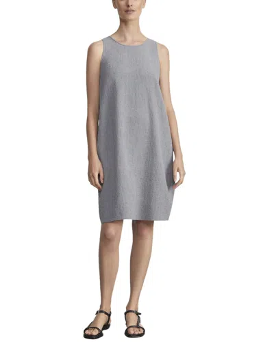 Pre-owned Lafayette 148 York Racerback Sleeveless Linen Dress Women's In Anthanthracite