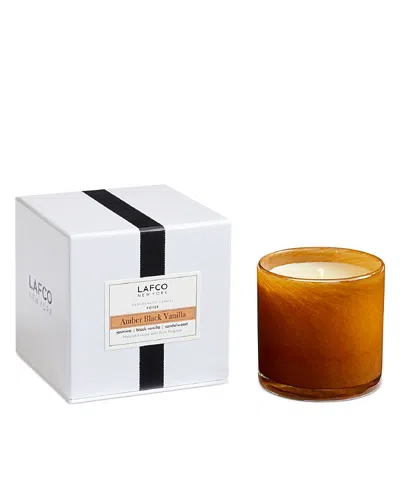 Lafco Amber Black Vanilla Foyer Candle 6.5 Oz. In Brown