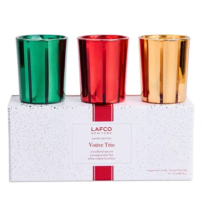 Lafco Holiday Votive Candle Trio In Multi