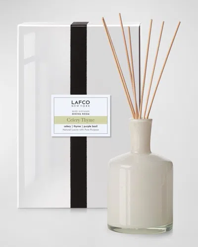Lafco New York Celery Thyme Signature 15oz Reed Diffuser In White