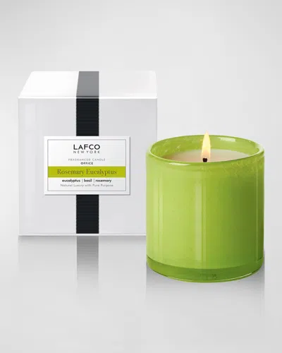 Lafco New York Rosemary Eucalyptus Signature 15.5oz Candle In Green