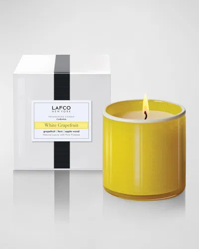 Lafco New York White Grapefruit Signature 15.5oz Candle In Yellow
