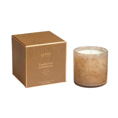 Lafco Pumpkin Seed & Sandalwood Candle In Brown