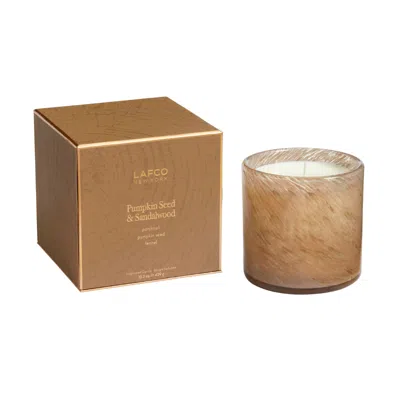 Lafco Pumpkin Seed & Sandalwood Candle In Brown