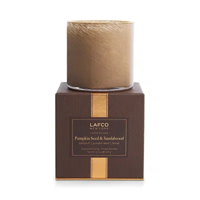 Lafco Pumpkin Seed & Sandalwood Signature Candle 15.5 Oz. In Brown
